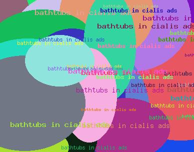 Bathtubs in cialis ads