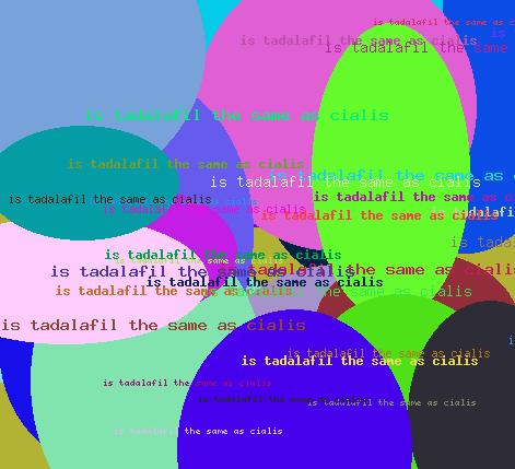 Is tadalafil the same as cialis